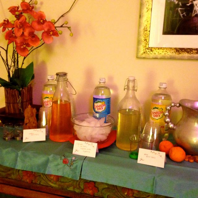 Saffron and Verde Gin & Tonics