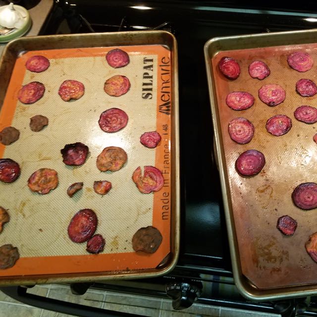 Beets in the oven