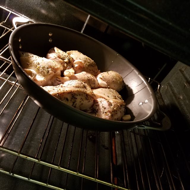 Zuni Chicken in the Oven