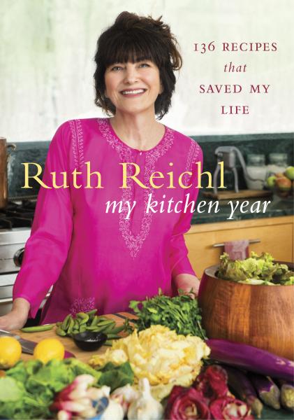 The cover of Ruth Reichl's My Kitchen Year cookbook